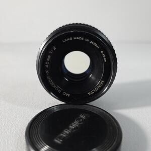 Minolta MD Rokkor-X 45mm  Manual Focus Standard Normal Film Camera Lens